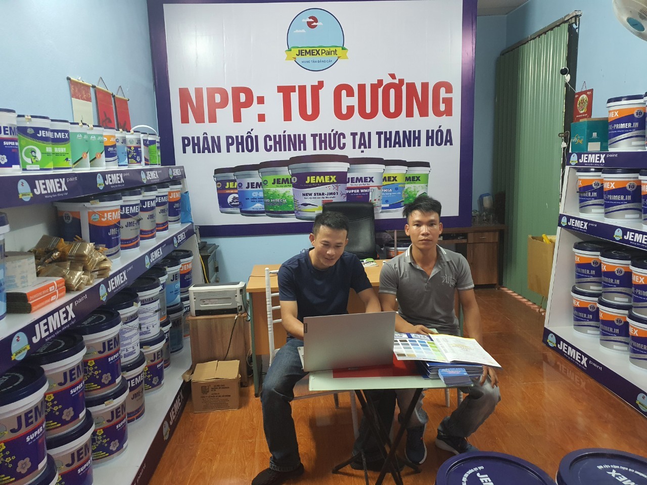 Lễ khai trương NPP sơn Jemex Tư Cường tại Thanh Hóa
